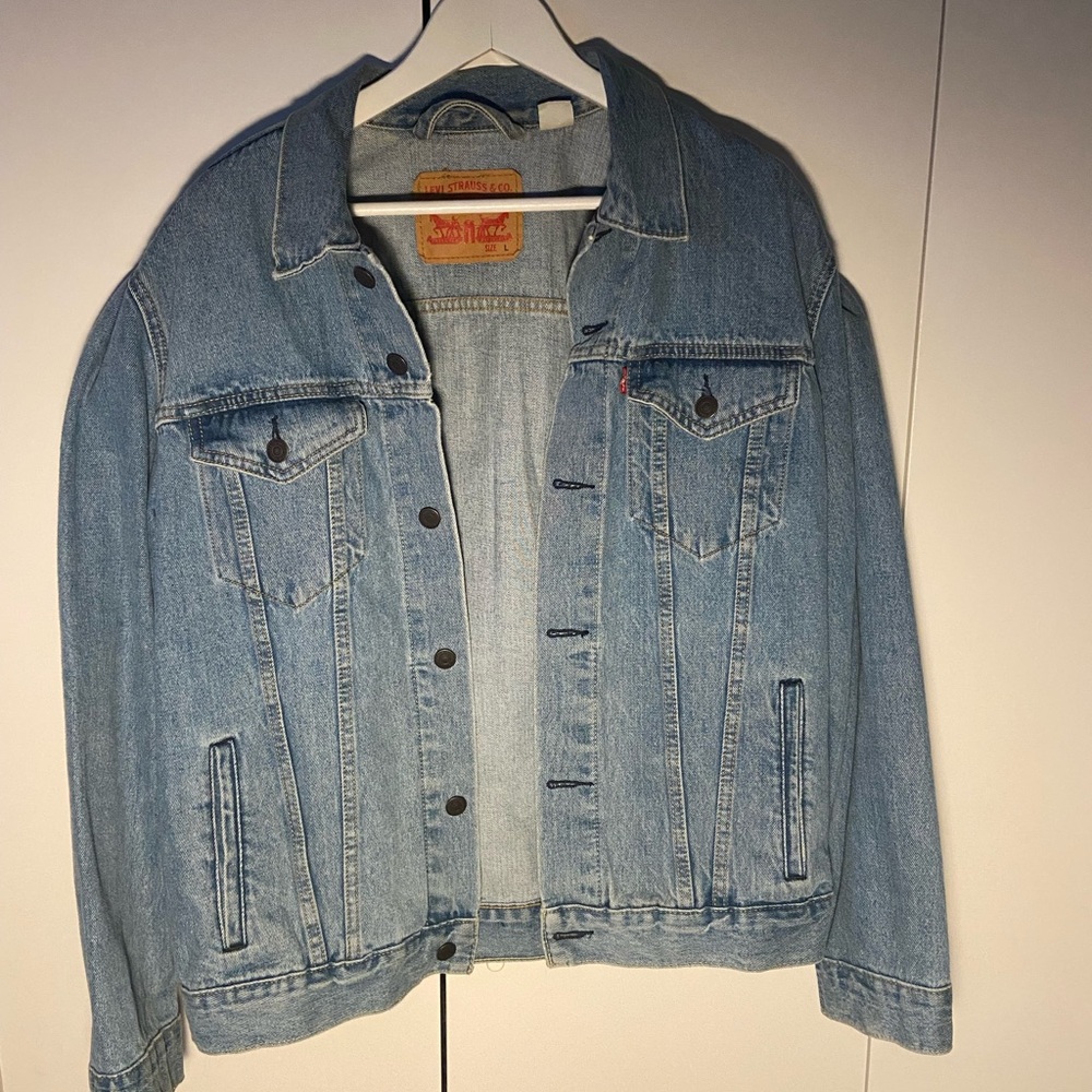 Levi's Original Riveted Blue Denim Jean Jacket